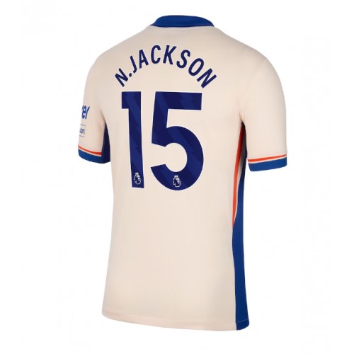 Dres Chelsea Nicolas Jackson #15 Gostujuci 2024-25 Kratak Rukav